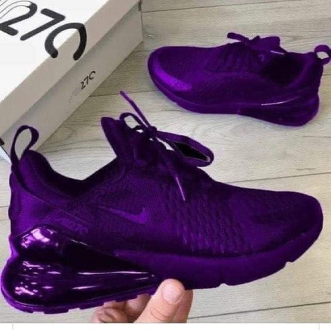 Women’s Air Cushion Lifestyle Sneakers in Purple