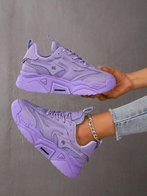 Purple Minimalist Sneakers for Everyday Style