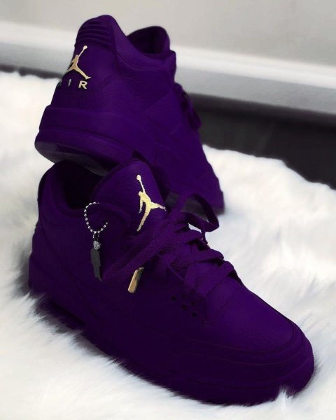High-Top Purple Retro Court Sneakers for Everyday Style